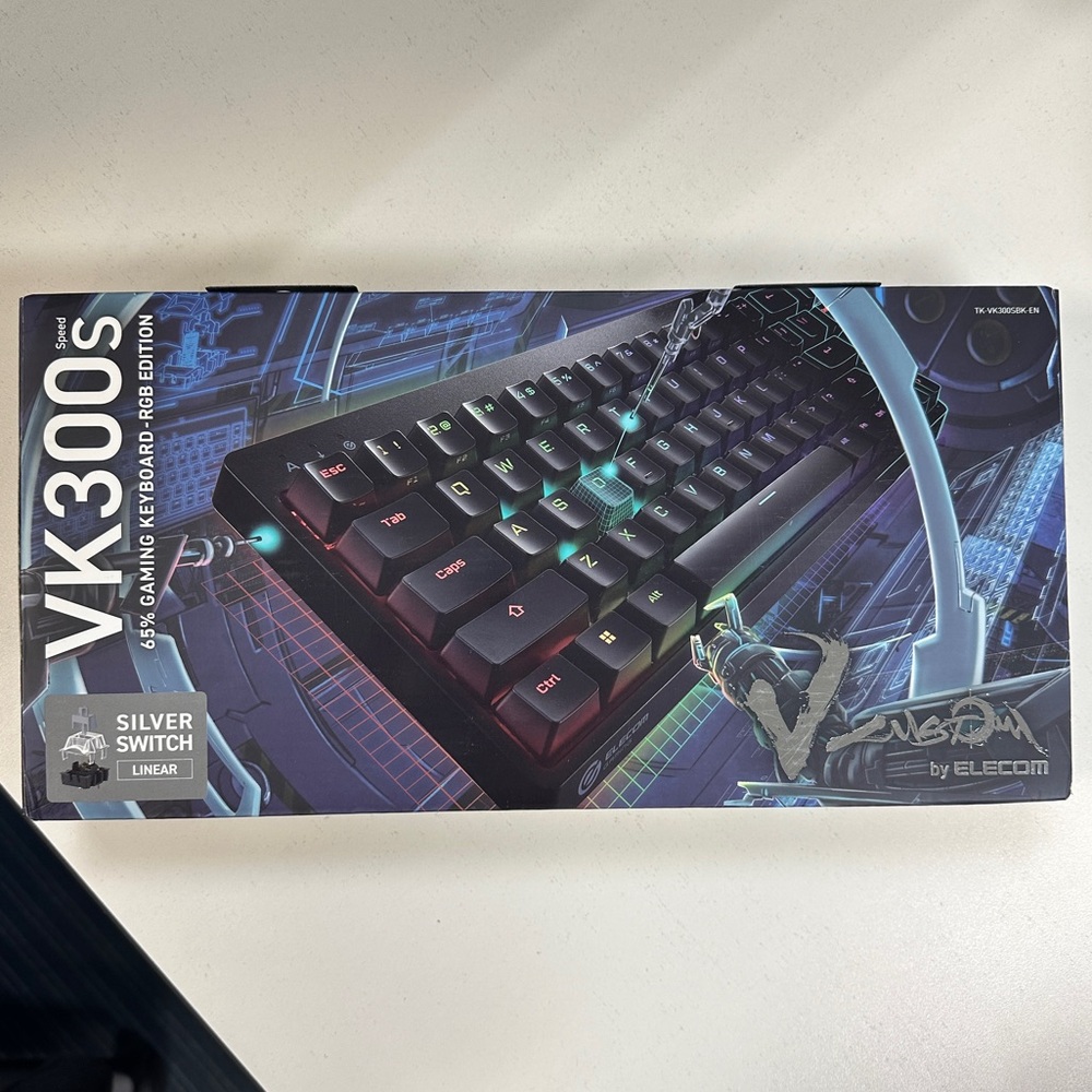 Elecom Gaming V custom VK300 Mini 65% RGB Gaming Keyboard